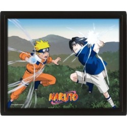 Naruto (A Clash Of Power) 3D Lenticular Poster (Framed)