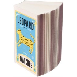 Matchbox notepad - Leopard