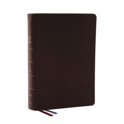NET Bible, Full Notes Edition (NET, Brown Genuine Leather, Comfort Print): Holy Bible