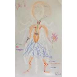 Fluen På Væggen - Livet Fortsætter i Farver