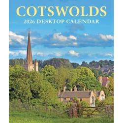 Cotswolds Large Desktop Calendar - 2026