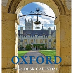 Oxford Colleges Mini Desktop Calendar - 2026
