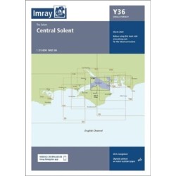 Imray Chart Y36: Central Solent (Small Format)