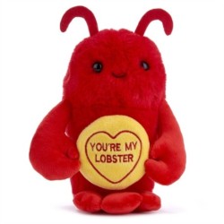Love Hearts 7" Lobster Plush