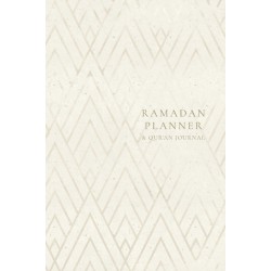 Ramadan Planner with Integrated Qur'an Journal: Gold Geometric: Focus on spiritual, physical and mental health