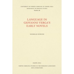 Language in Giovanni Verga's Early Novels