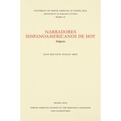 Narradores Hispanoamericanos De Hoy: Simposio