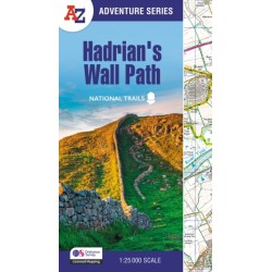 Hadrian's Wall Path: With Ordnance Survey Mapping