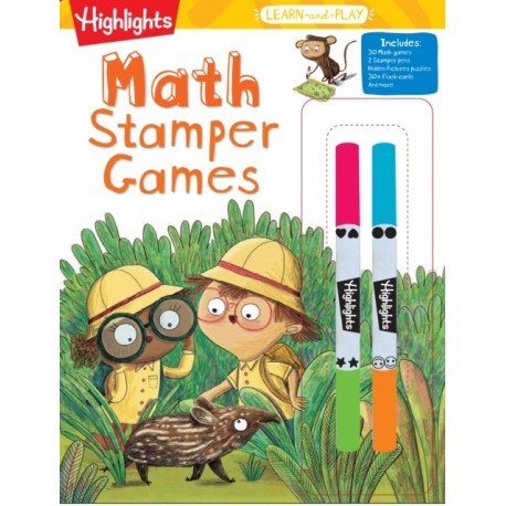 Highlights Learn-and-Play Math Stamper Games
