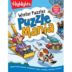 Winter Puzzles: Over 100 Snowy Puzzles, Brainteasers, Mazes, Matching Games and Winter-Themed Crafts for Kids