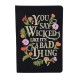 Wicked Embroidered Journal