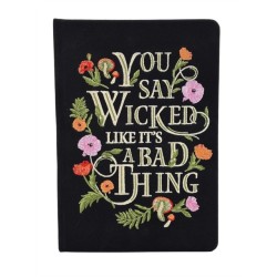 Wicked Embroidered Journal