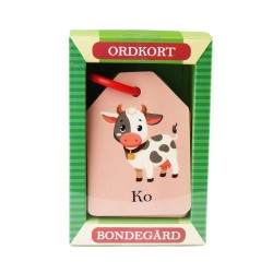 Ordkort - På Bondegården: Flash Cards
