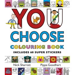 You Choose: Colouring Book with Stickers: A new story every time – what will YOU choose?