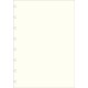 Filofax A5 Notebook refill - plain paper white