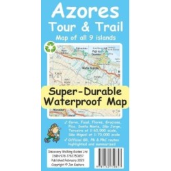 Azores Tour & Trail Super-Durable Map (2nd edition)