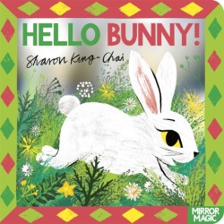 Hello Bunny!: A baby animal search-and-find mirror book