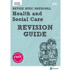 Pearson REVISE BTEC National Health and Social Care Revision Guide inc online edition - for 2025 exams: BTEC