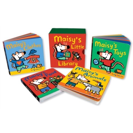 Maisy's Little Library: The perfect baby and toddler Christmas gift, a cute first words collection of board books about toys, food, clothing and animals