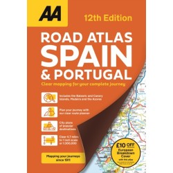 AA Road Atlas Spain & Portugal