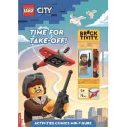 LEGO® City: Time for Take-Off! Activity Book (with Freddie Flyer minifigure and toy plane mini-build)