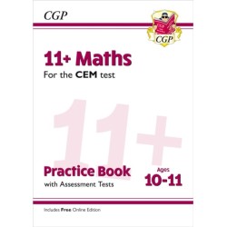 11+ CEM Maths Practice Book & Assessment Tests - Ages 10-11 (with Online Edition)
