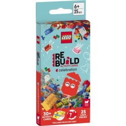 LEGO® Books: ReBuild Activity Cards: Celebration (with over 30 activity cards and 25 LEGO elements)