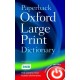 Paperback Oxford Large Print Dictionary