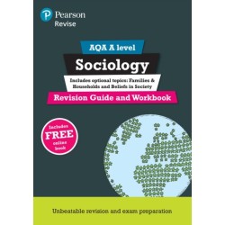Pearson REVISE AQA A Level Sociology Revision Guide & Workbook inc online edition - for 2026, 2027 exams: AQA