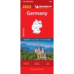 Germany 2025 - Michelin National Map 718: Map