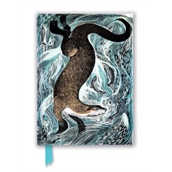 Angela Harding: Fishing Otter (Foiled Journal)
