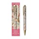 William Kilburn: Marble End Paper Boxed Decorative Ballpoint Pen