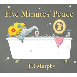Five Minutes' Peace: Board book edition of a beloved classic and funny, heartwarming picture book story about a busy elephant mum and her children – perfect for mums, toddlers, kids age 3,4,5,6,7