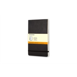 Moleskine Soft Cover Pocket Ruled Reporter Notebook: Black