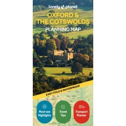 Lonely Planet Oxford & the Cotswolds Planning Map