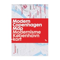 Modern Copenhagen Map / Modernisme København -kort: Guide to Modern architecture in Copenhagen