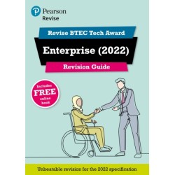 Pearson REVISE BTEC 2022 Tech Award Enterprise Revision Guide inc online edition - for 2026, 2027 exams: BTEC