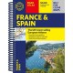 Philip's France and Spain Road Atlas: A4 Spiral
