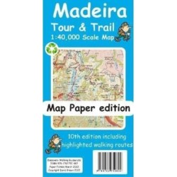 Madeira Tour and Trail Map paper edition