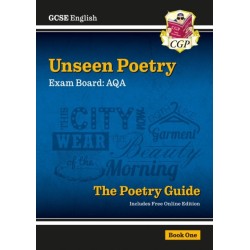 GCSE English AQA Unseen Poetry Guide - Book 1 includes Online Edition