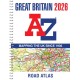 Great Britain A-Z Road Atlas 2026 (A4 Spiral): Easy to Read Map of Great Britain in A4 Size with Spiral Binding