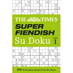 The Times Super Fiendish Su Doku Book 1: 200 Challenging Puzzles from the Times