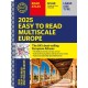 2025 Philip's Easy to Read Multiscale Road Atlas Europe: (A4 Spiral binding)