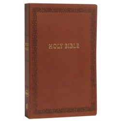 NKJV, Holy Bible, Soft Touch Edition, Leathersoft, Brown, Comfort Print: Holy Bible, New King James Version