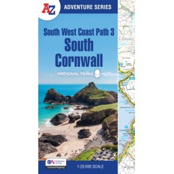 South West Coast Path 3 – South Cornwall: With Ordnance Survey Mapping