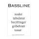 Bassline bind 1: Noder, tabulatur, becifringer, gribebræt, toner