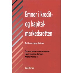 Emner i kredit- og kapitalmarkedsret