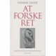 At forske ret: essays om juridisk forskningspraksis