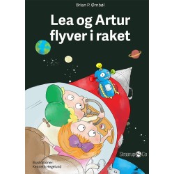 Lea og Artur flyver i raket