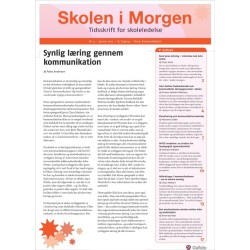 Skolen i Morgen. Nr. 4. Januar 2013. 16. årgang. Tema: Kommunikation